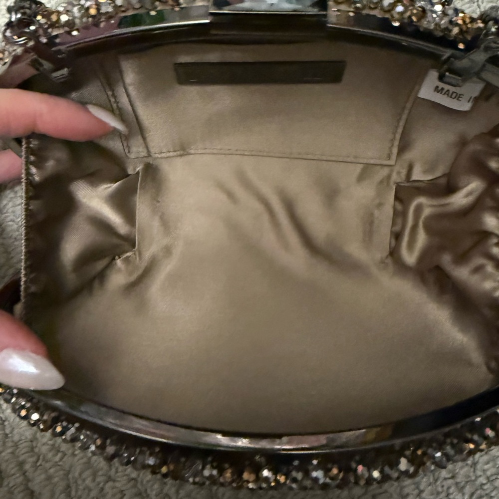 Sondra Roberts Beaded Clutch - Gold and Silver - Picture 7 of 7